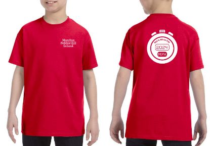 Picture of Red & White Day Youth Red Tee