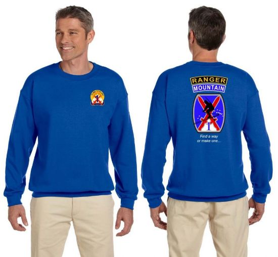 Picture of Mountain Ranger Blue Crew Neck Sweatshirt