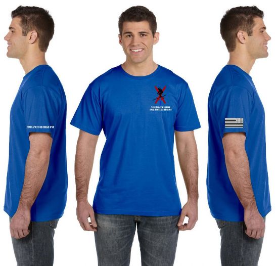 Picture of HHC BDE PT Shirt Royal Blue