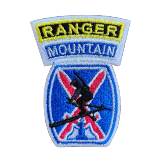Picture of Mountain Ranger Fort Drum Embroidered Patch Set of 3